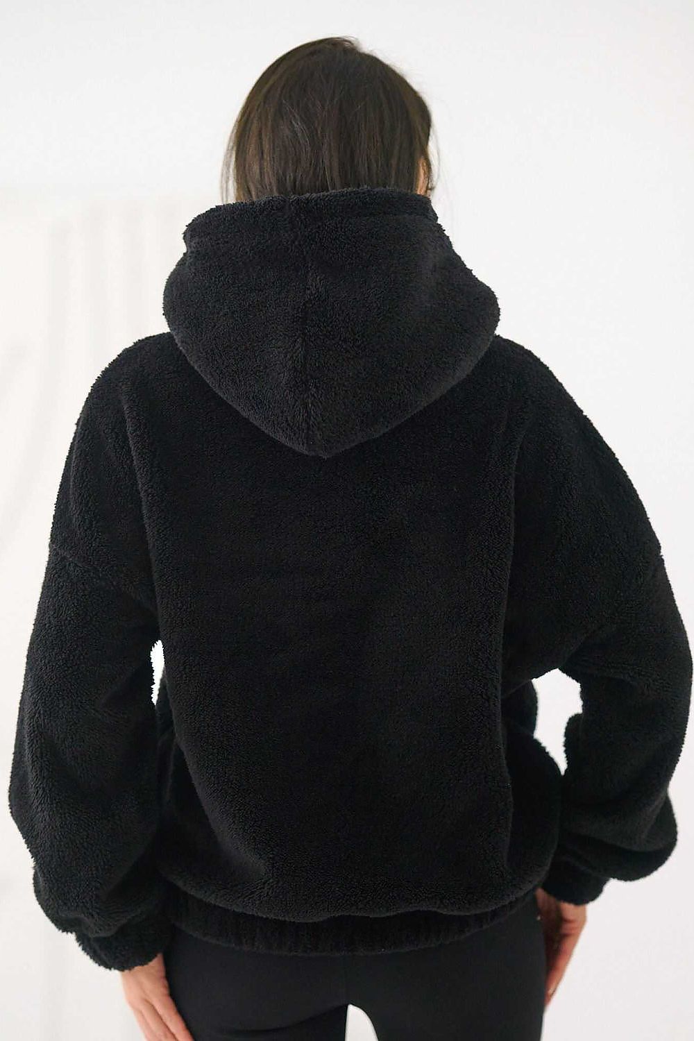 Hoodie Damen Bärenmotiv Kapuze Kängurutablesche