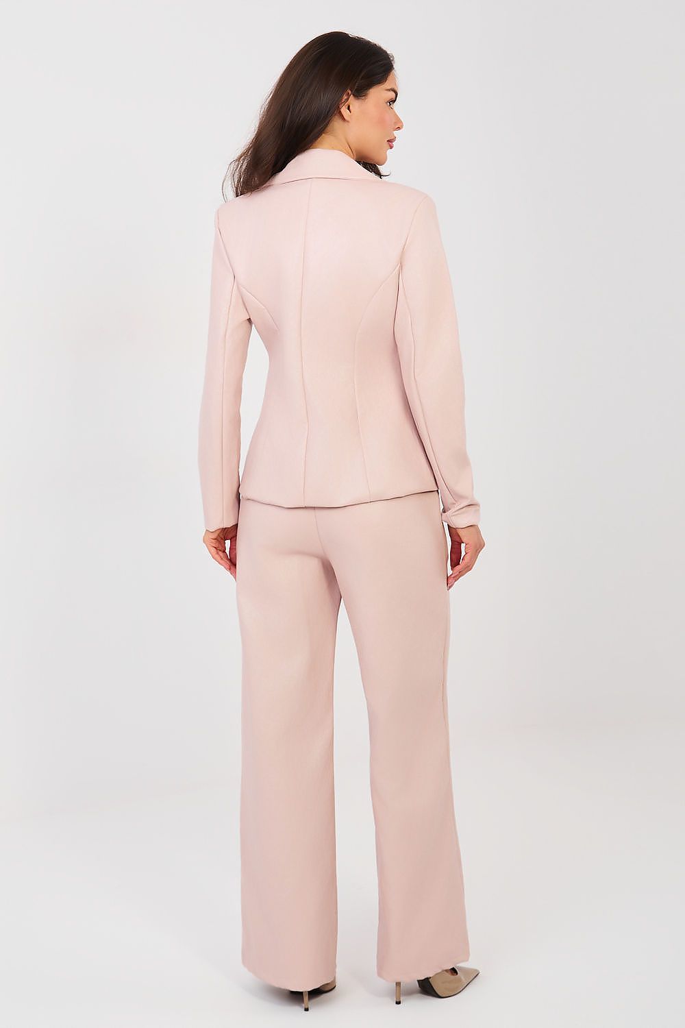 Kunstleder Hose Damen Wide Leg - Hohe Taille