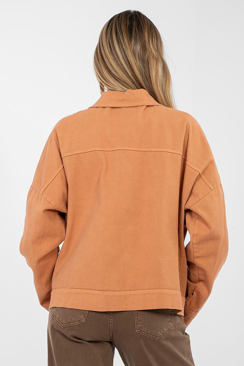 Jeansjacke Damen 9 Farben – Baumwolle Klassisch Einheitsgröße