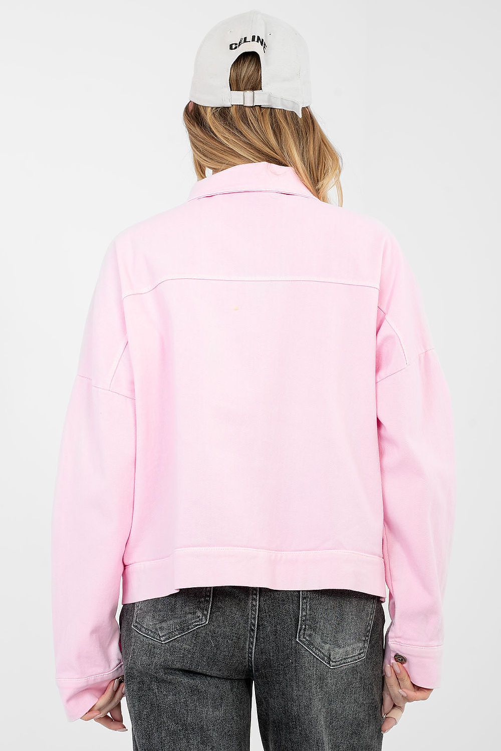 Jeansjacke Damen 9 Farben – Baumwolle Klassisch Einheitsgröße