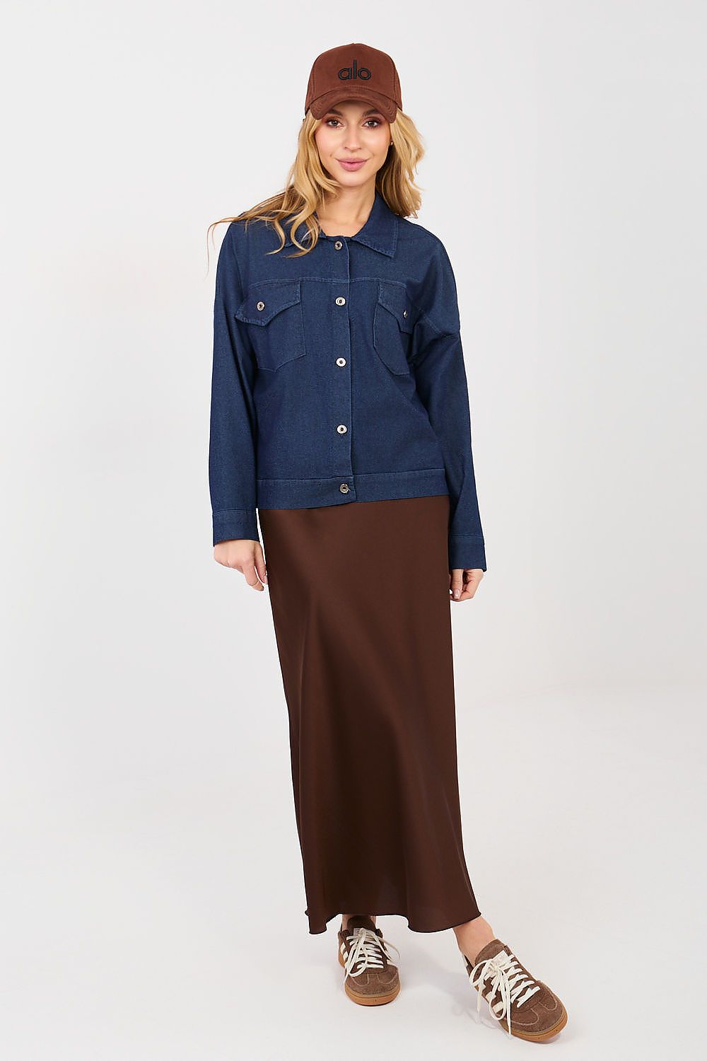 Jeansjacke Damen 9 Farben – Baumwolle Klassisch Einheitsgröße