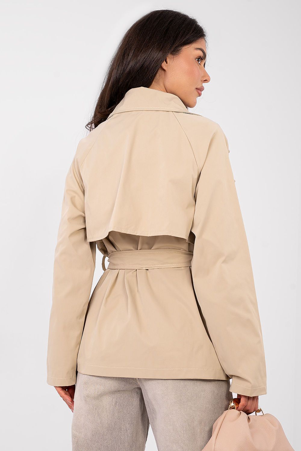 Mantel Damen Trenchcoat Tailliert Übergangsmantel