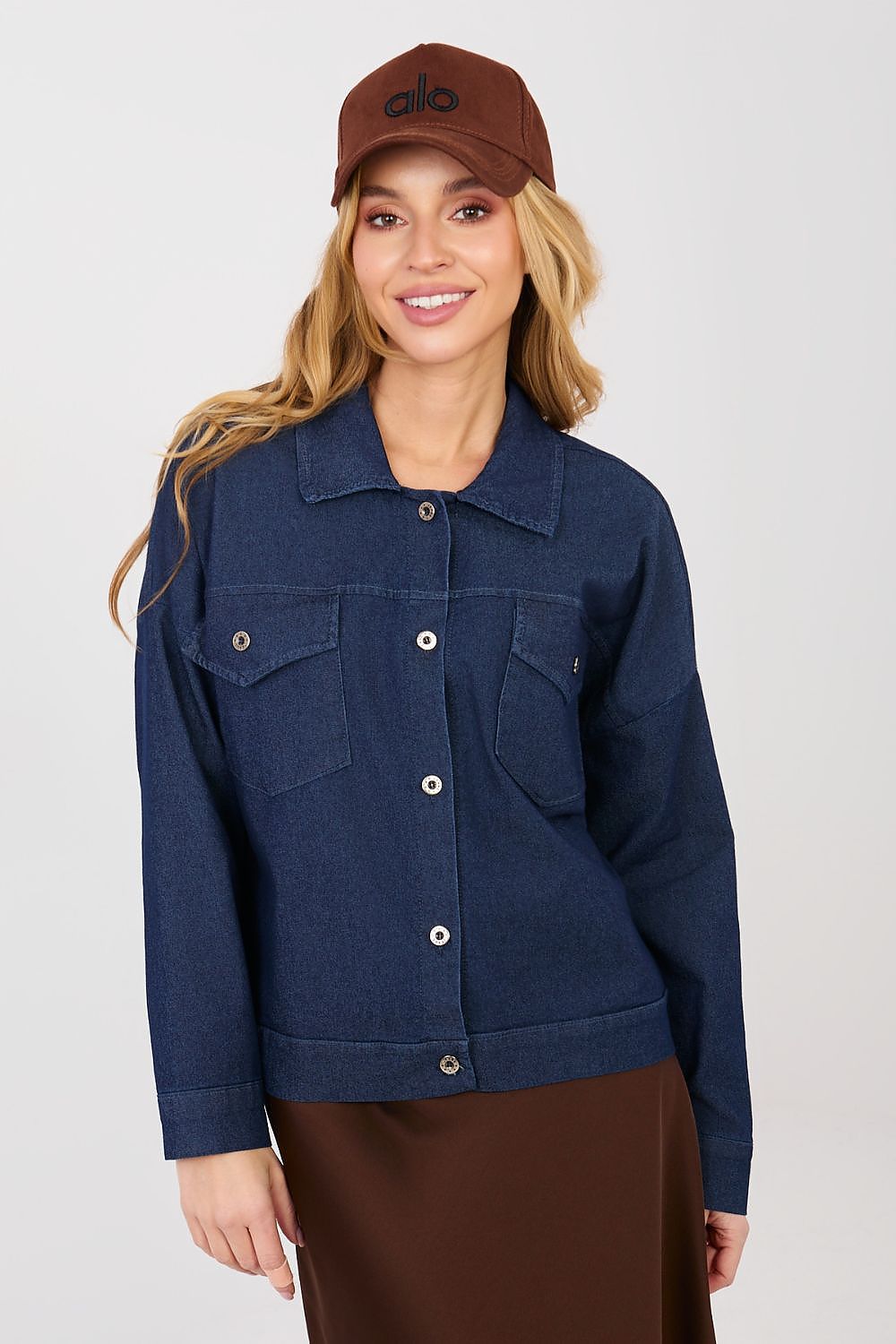 Jeansjacke Damen 9 Farben – Baumwolle Klassisch Einheitsgröße