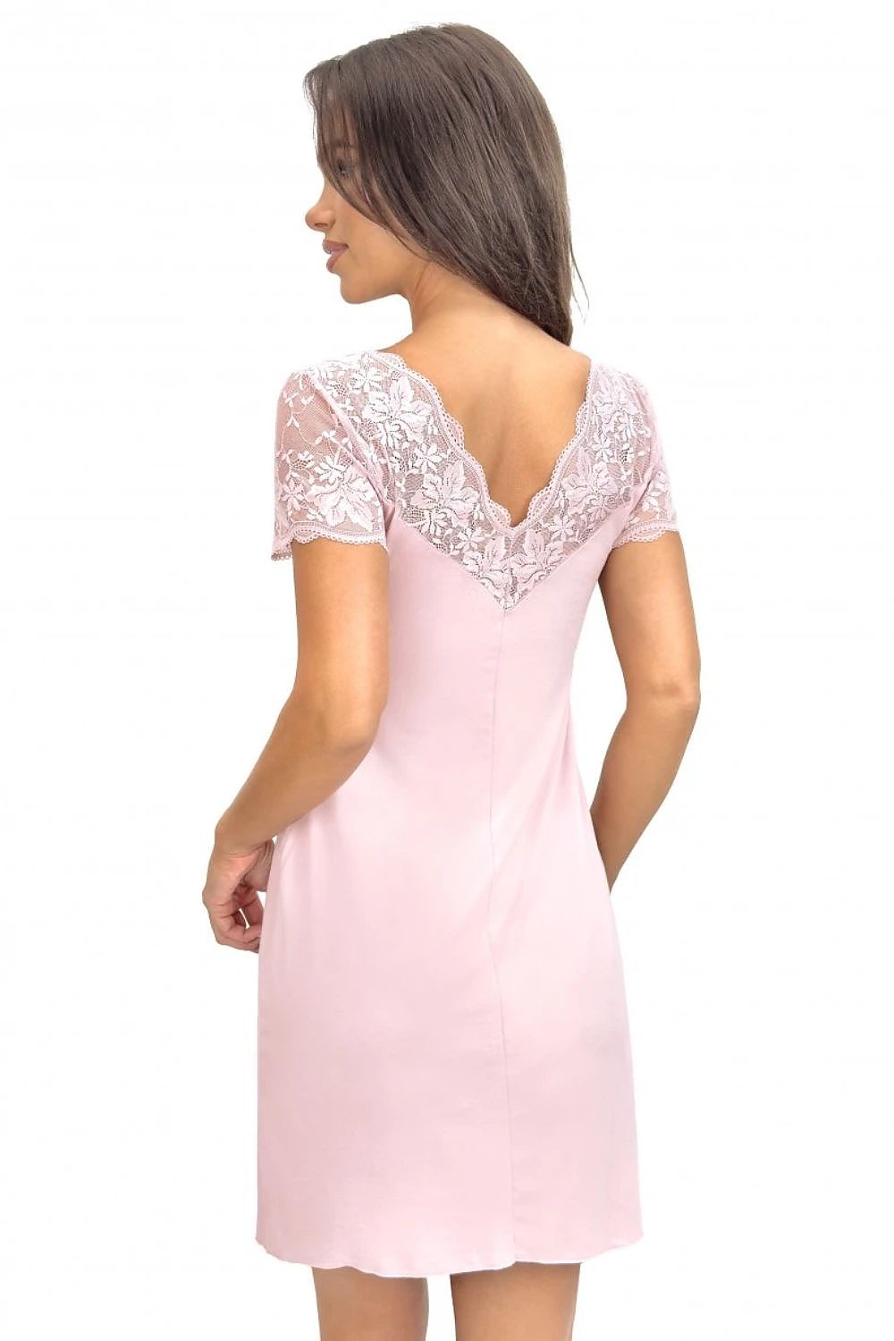 Nachthemd Damen premium – Elegantes Sleepshirt in Schwarz, Rot & Rosa