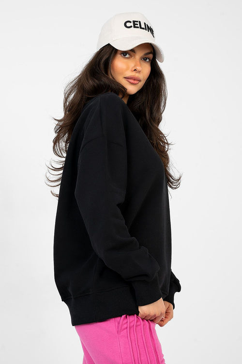 Bluse Damen Bootsausschnitt Stickerei Baumwolle