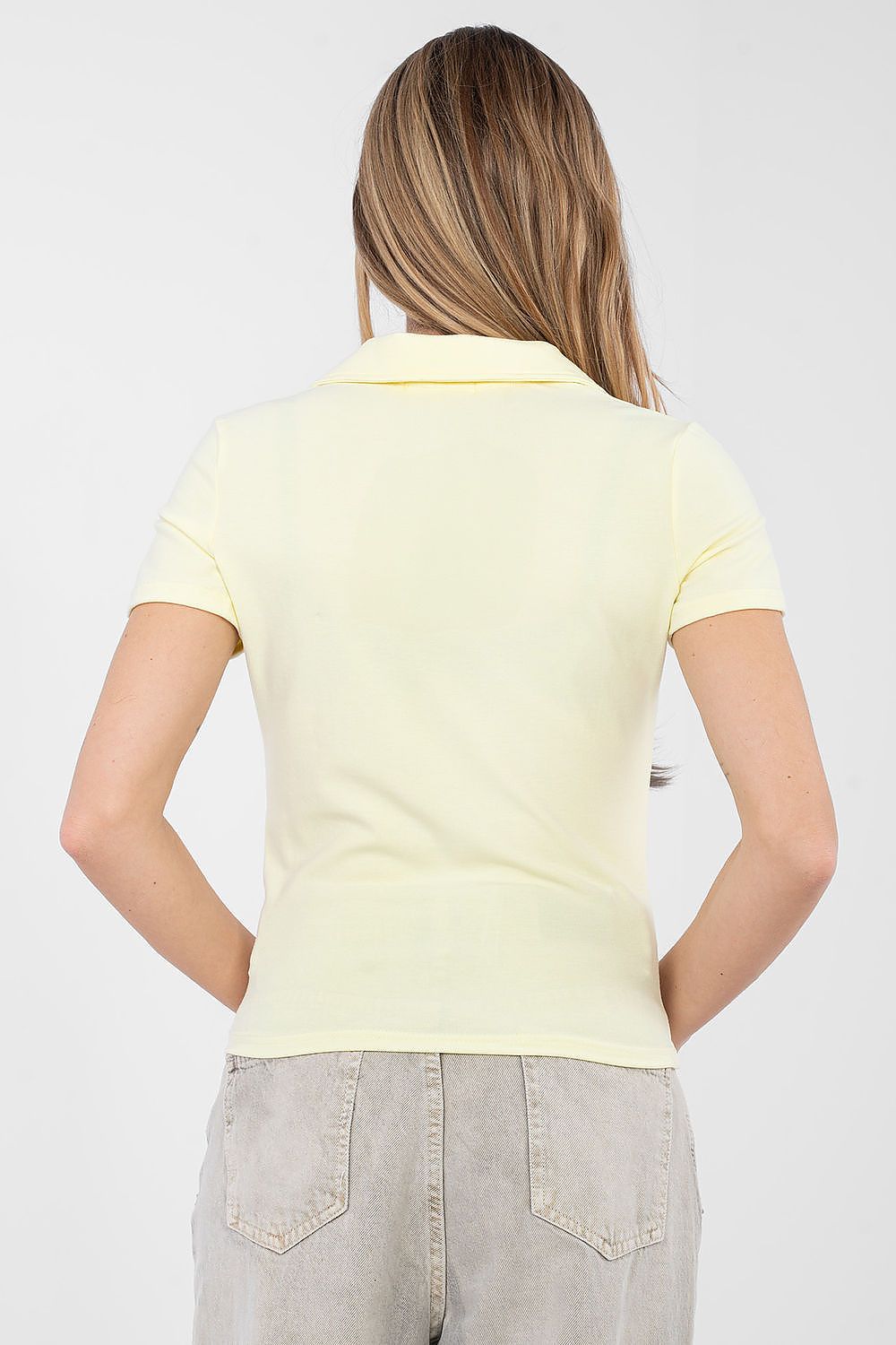Polo Shirt Damen Kurzarm Viskose Universalgröße