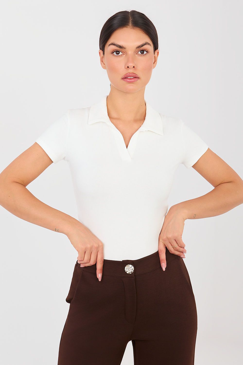 Polo Shirt Damen Kurzarm Viskose Universalgröße