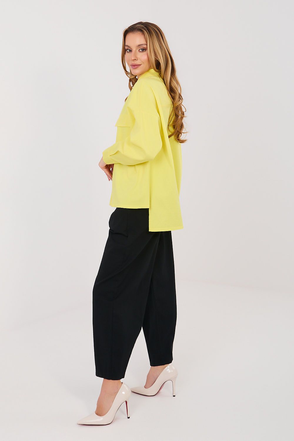 Karottenhose Damen hohe Taille 7/8 Baumwolle Gürtel Universalgröße
