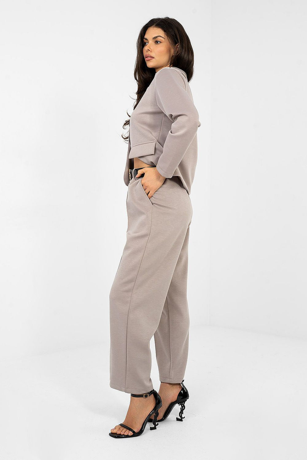 Elegante Jogginghose Italy Moda Damen – Hohe Taille