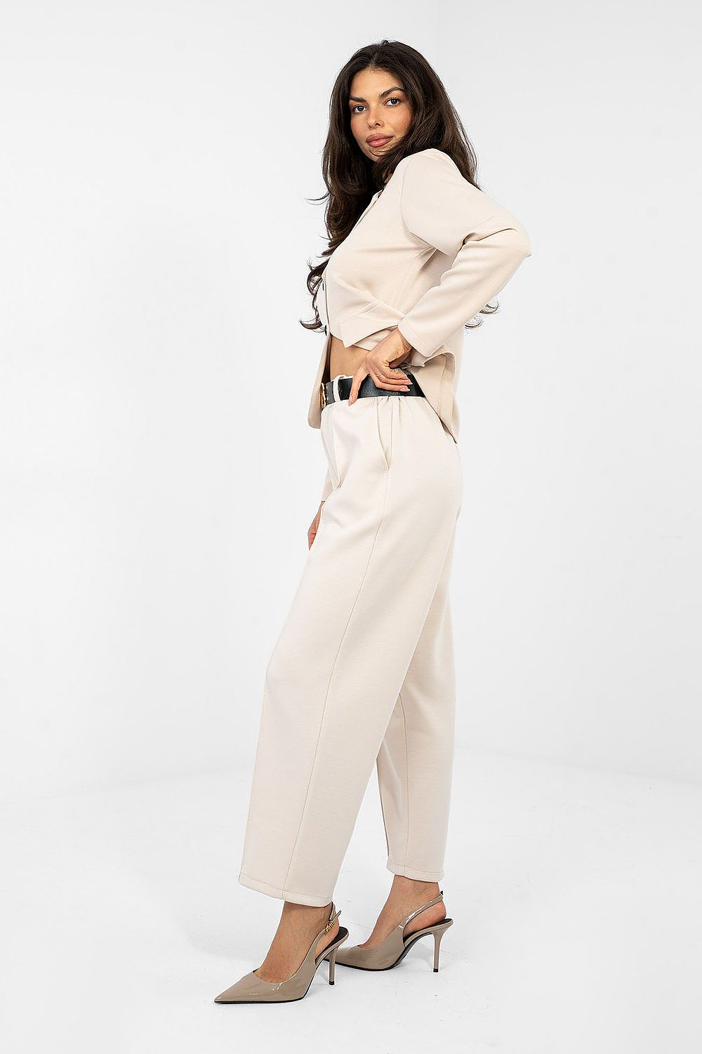 Elegante Jogginghose Italy Moda Damen – Hohe Taille