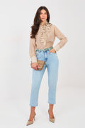 Mom Jeans Damen High Waist Blau – Zeitloser Denim-Style