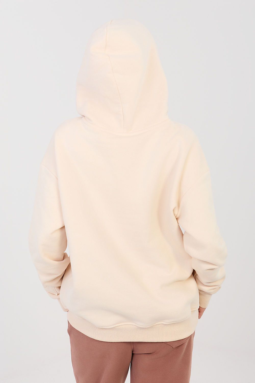 Hoodie Damen Stickerei Kängurutablesche Baumwolle