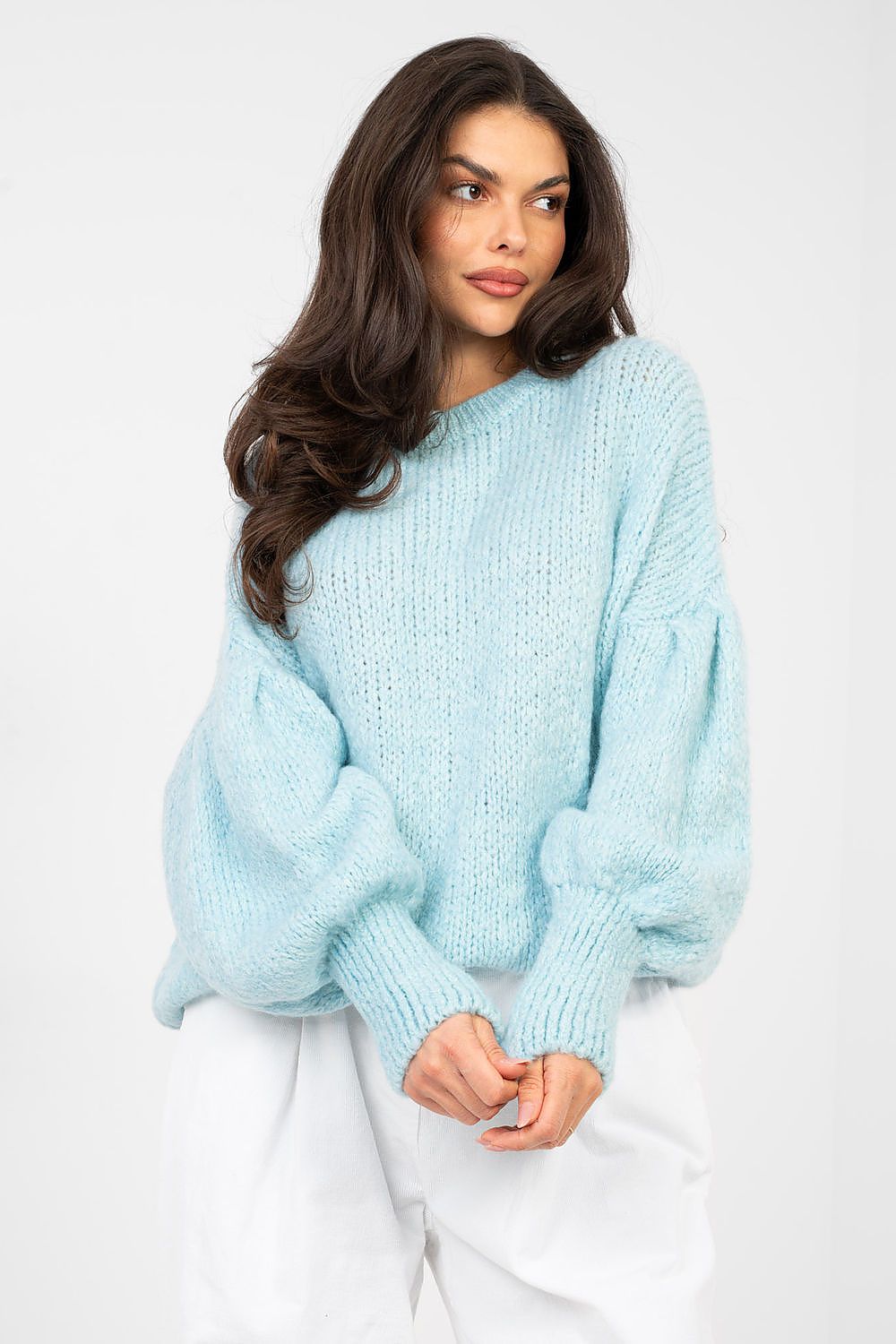 Damen Pullover Lässig 3/4 Arm Alltag & Arbeit Casual