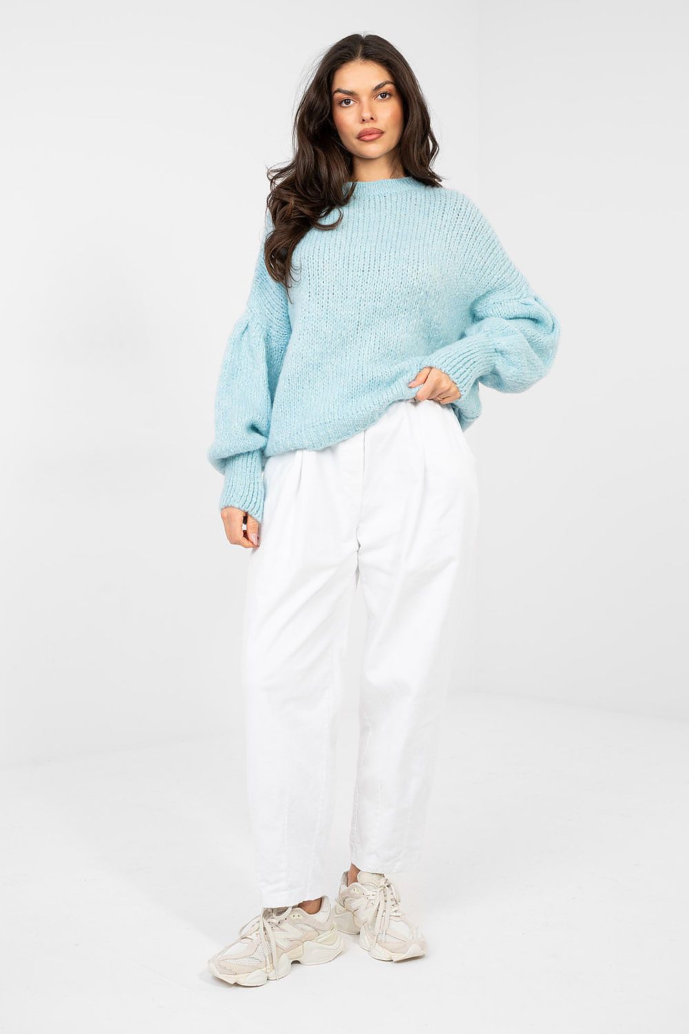 Damen Pullover Lässig 3/4 Arm Alltag & Arbeit Casual