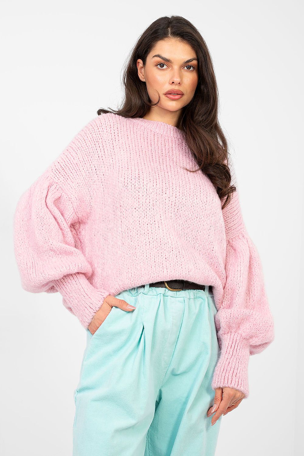 Damen Pullover Lässig 3/4 Arm Alltag & Arbeit Casual