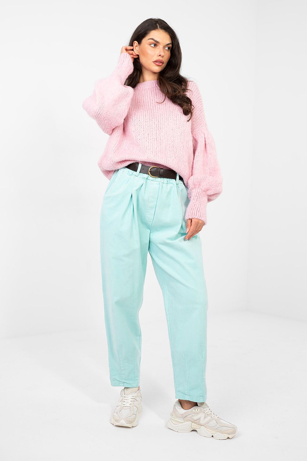Damen Pullover Lässig 3/4 Arm Alltag & Arbeit Casual
