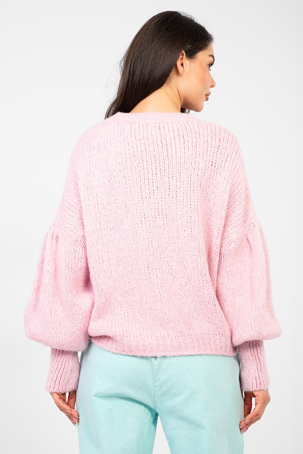 Damen Pullover Lässig 3/4 Arm Alltag & Arbeit Casual