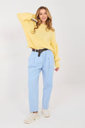 Cordhose Damen – Elegante Karottenhose mit Hoher Taille