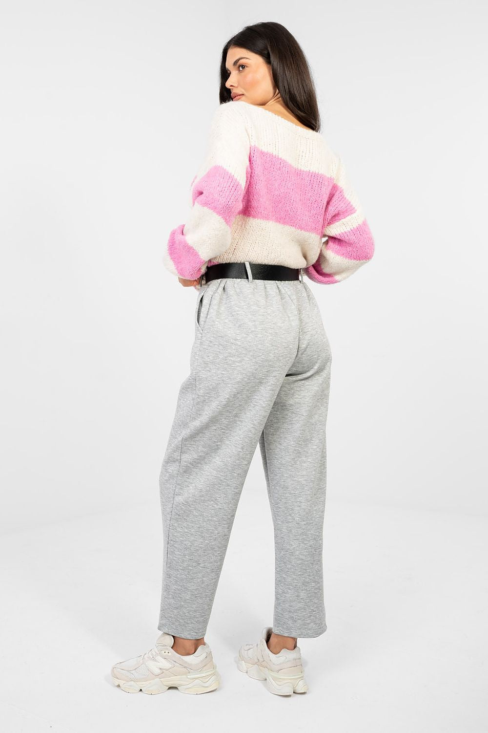 Elegante Jogginghose Italy Moda Damen – Hohe Taille
