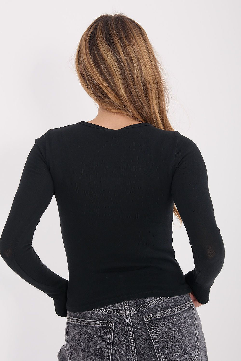 Bluse Damen Langarm Elegant – Universalgröße