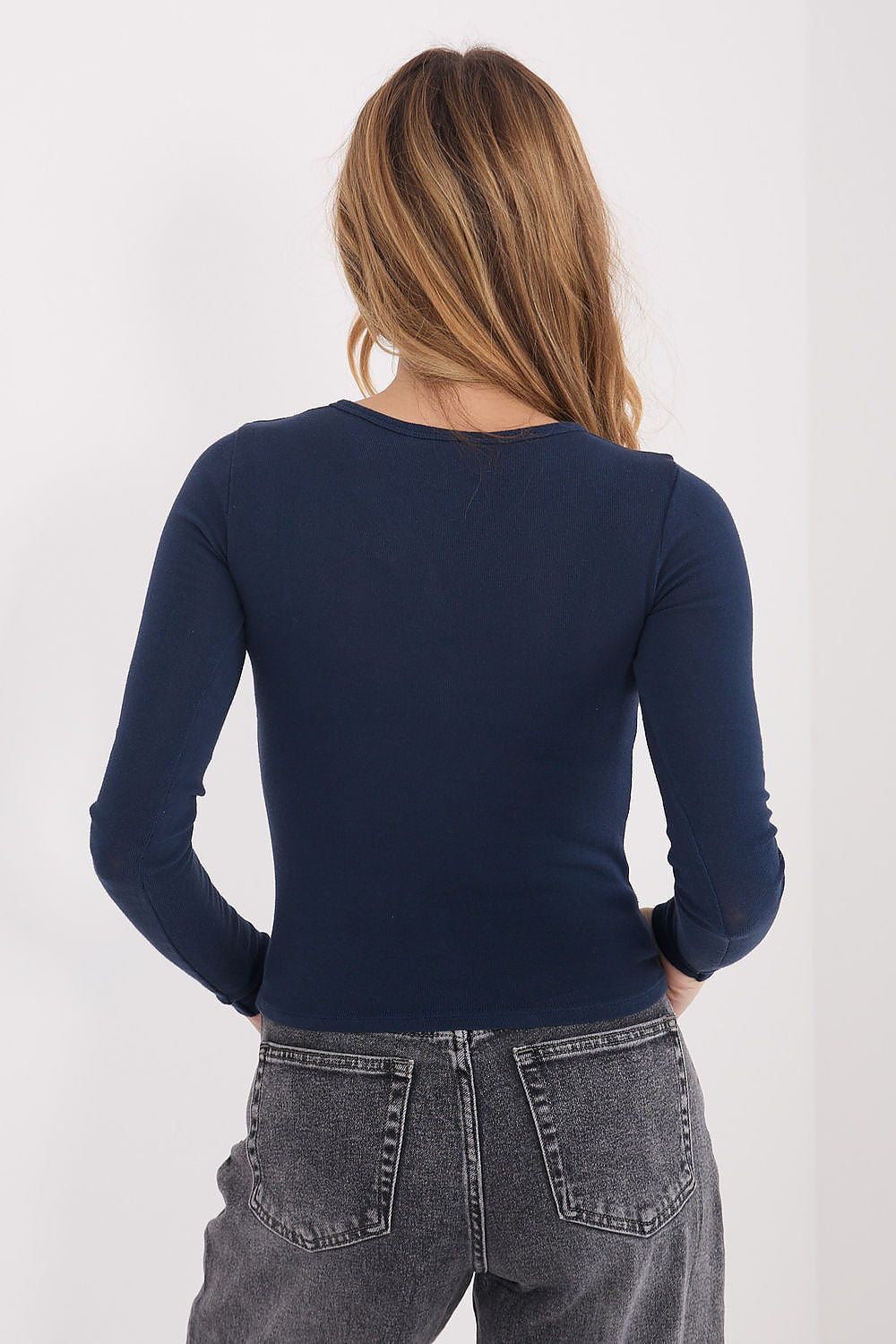 Bluse Damen Langarm Elegant – Universalgröße