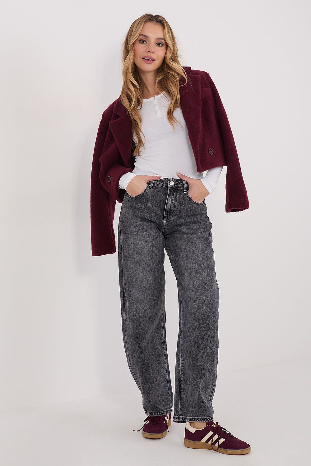 Bluse Damen Langarm Elegant – Universalgröße