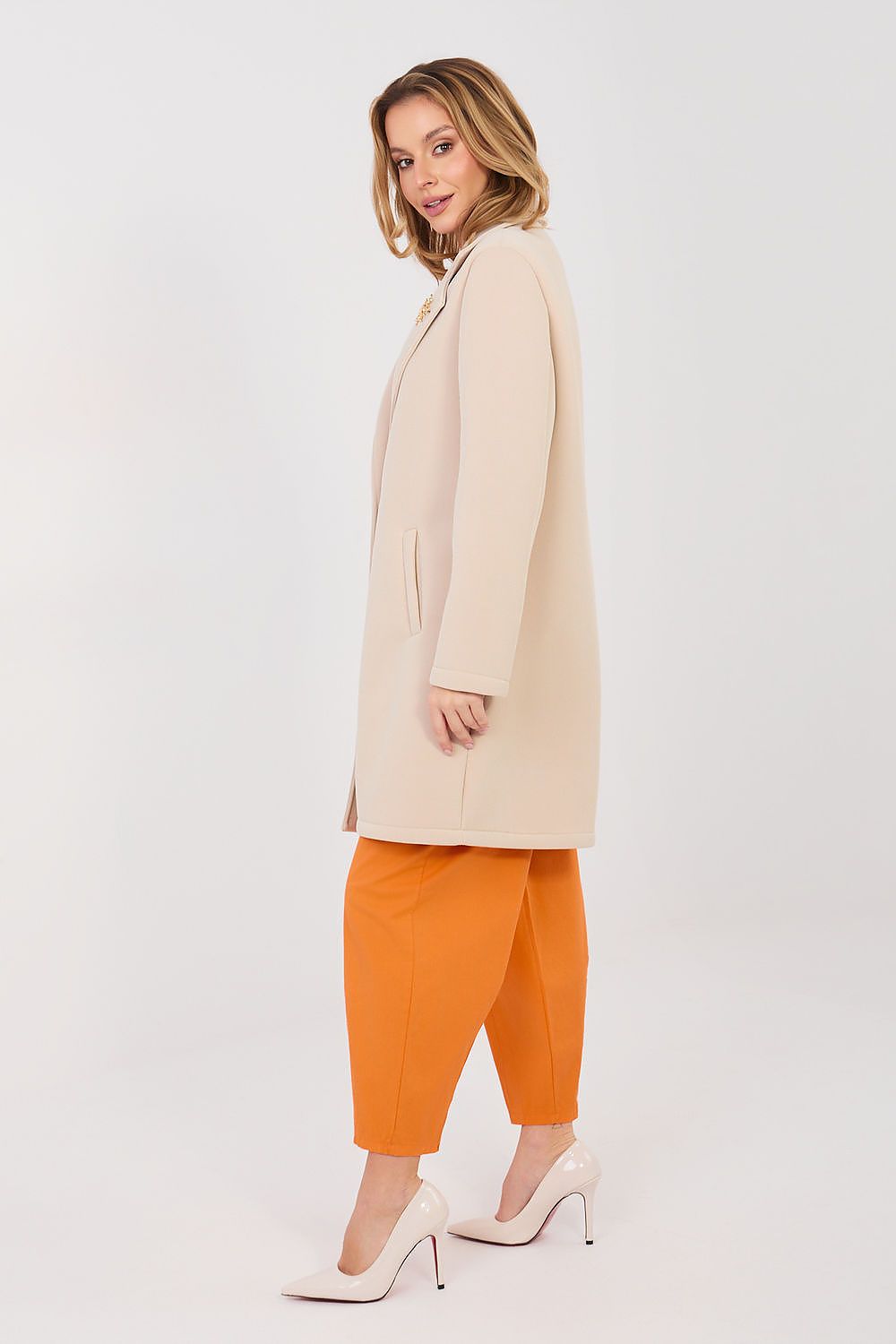 Damenmantel Elegant Reverskragen - Leichter Übergangsmantel Herbst