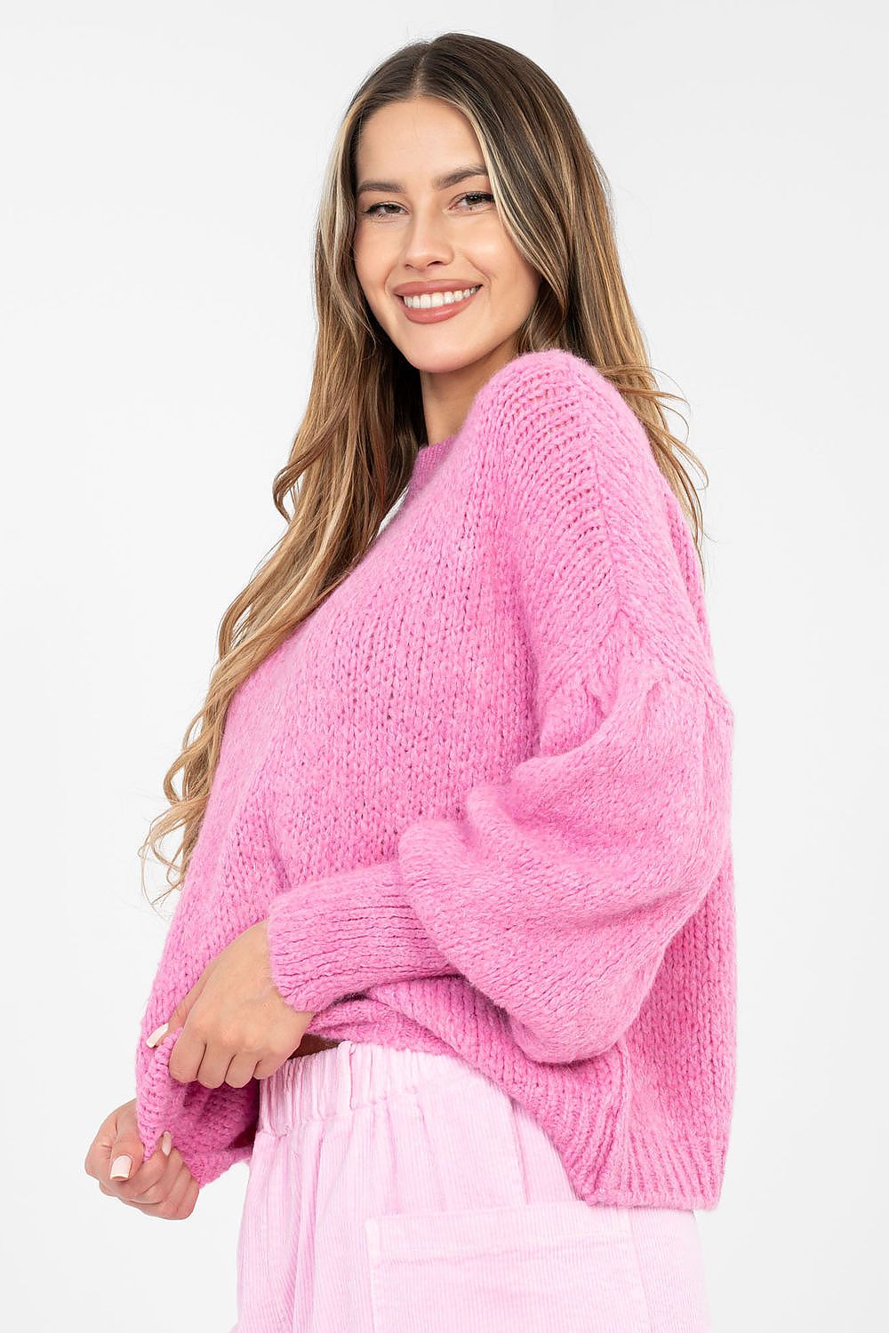 Damen Pullover Lässig 3/4 Arm Alltag & Arbeit Casual