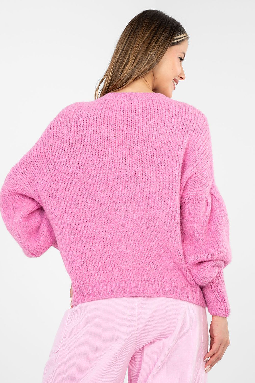 Damen Pullover Lässig 3/4 Arm Alltag & Arbeit Casual