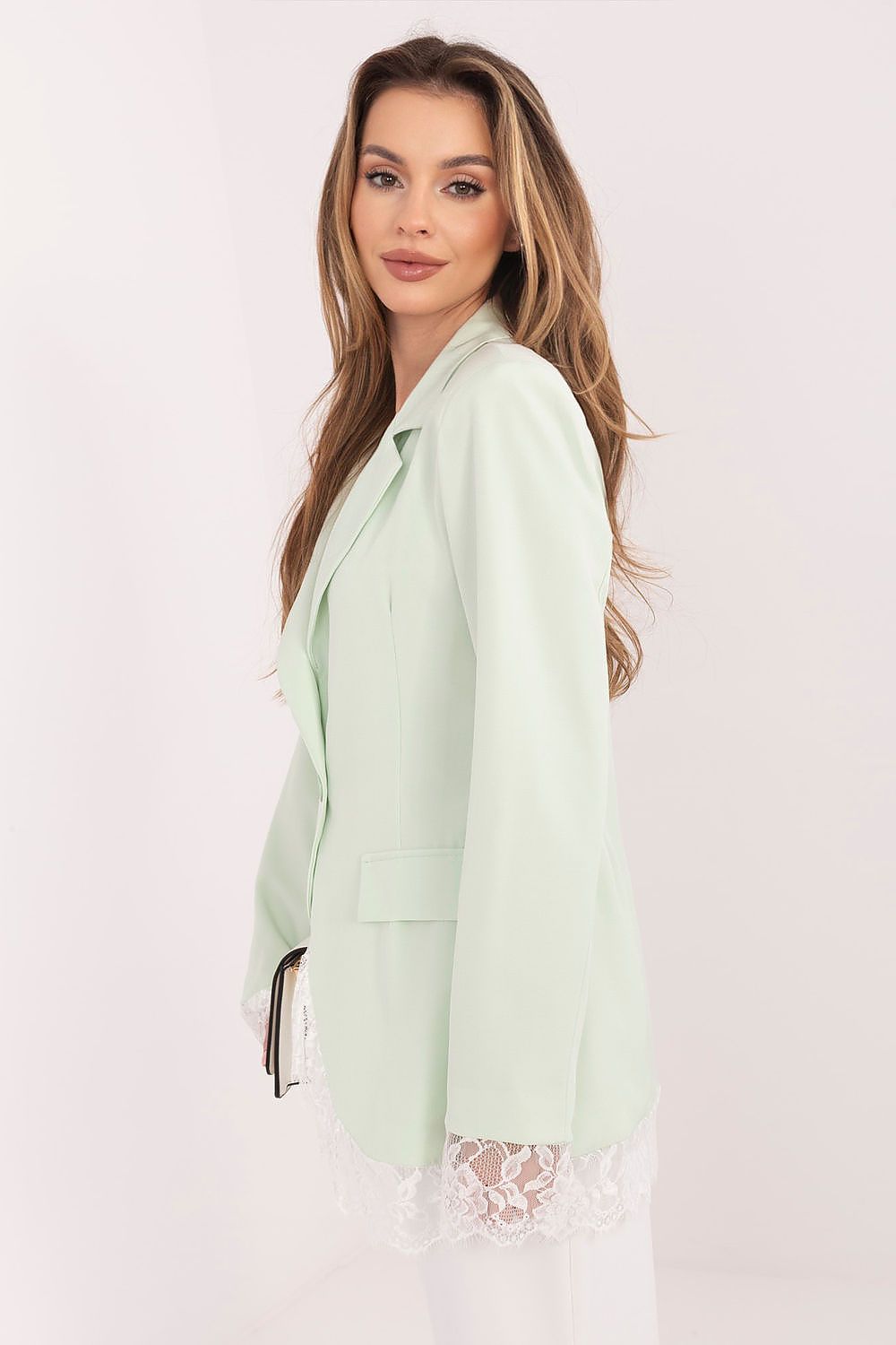 Eleganter Damenblazer mit Spitzendetails für Business & Freizeit