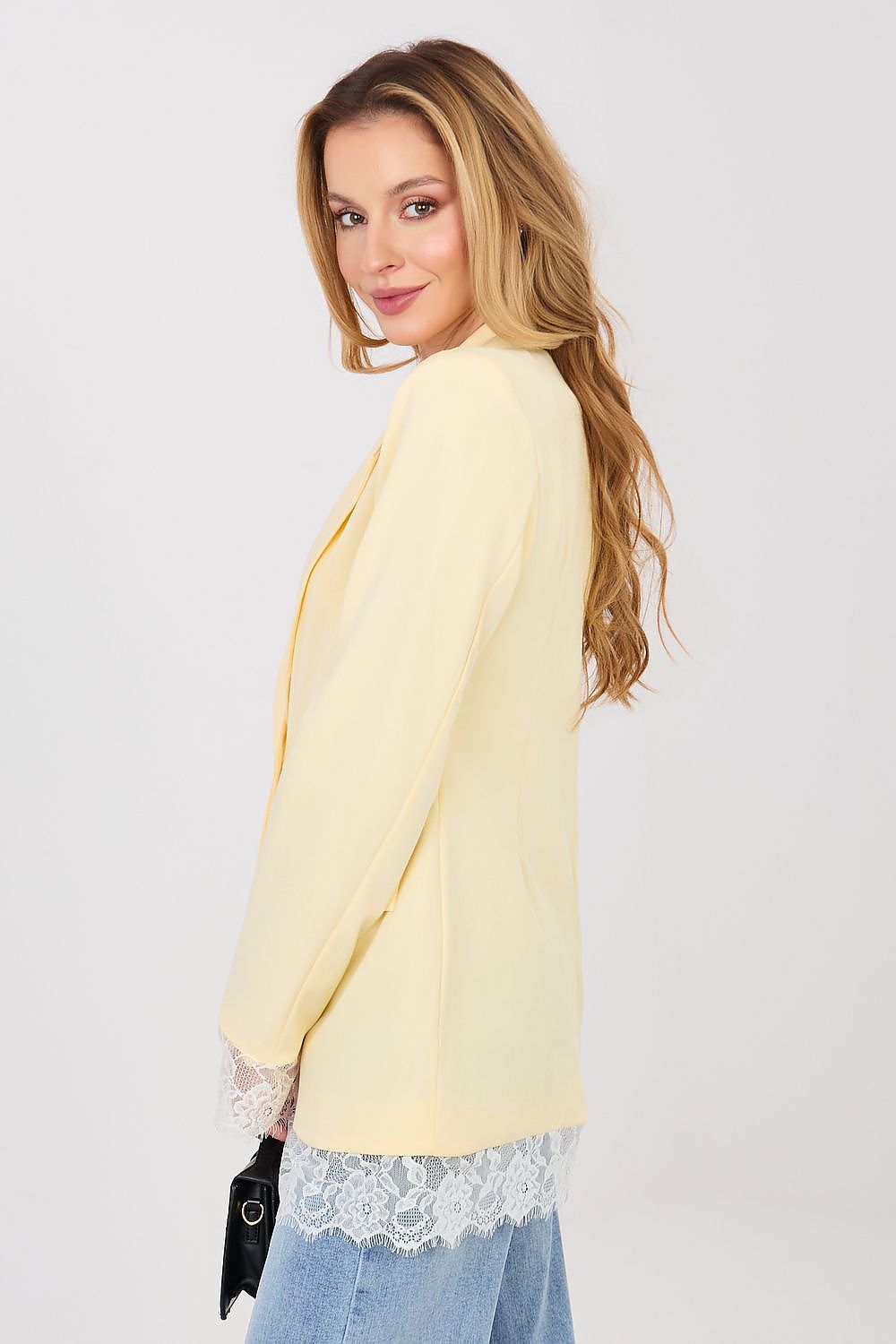 Eleganter Damenblazer mit Spitzendetails für Business & Freizeit