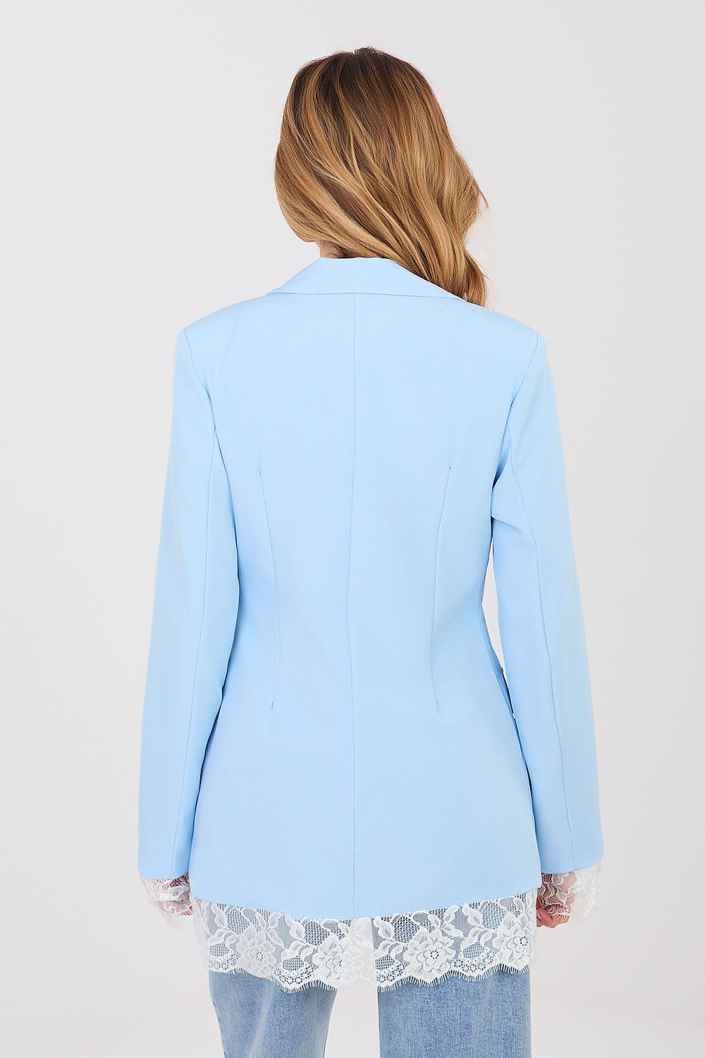 Eleganter Damenblazer mit Spitzendetails für Business & Freizeit
