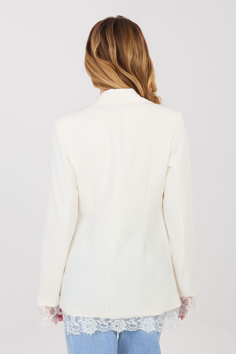 Eleganter Damenblazer mit Spitzendetails für Business & Freizeit