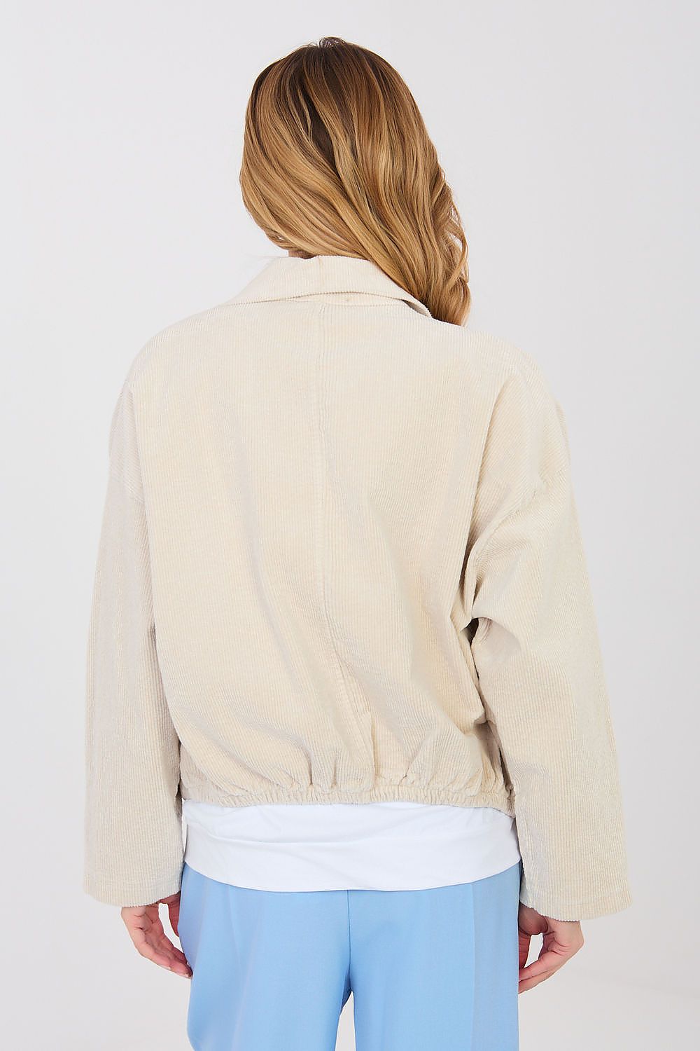 Cordjacke Damen Bomber Retro – 10 Farben Einheitsgröße