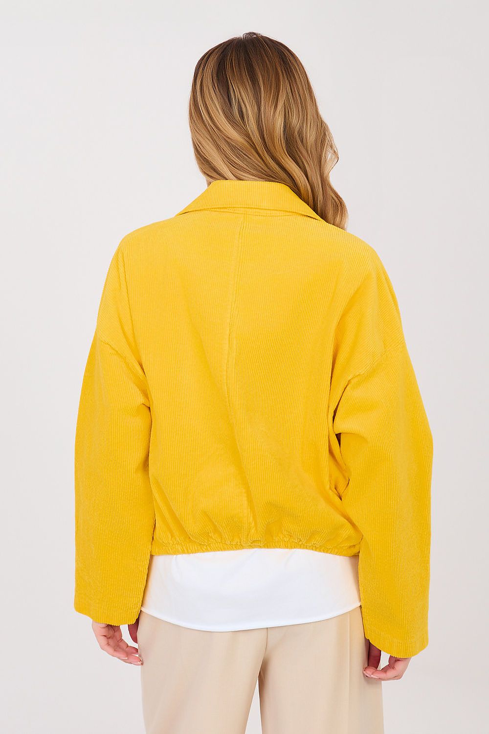 Cordjacke Damen Bomber Retro – 10 Farben Einheitsgröße
