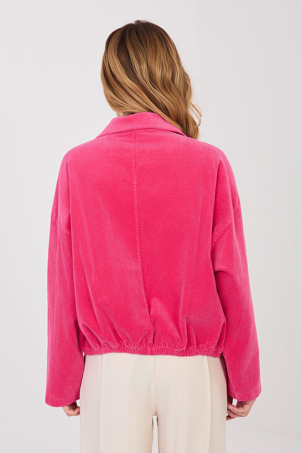 Cordjacke Damen Bomber Retro – 10 Farben Einheitsgröße