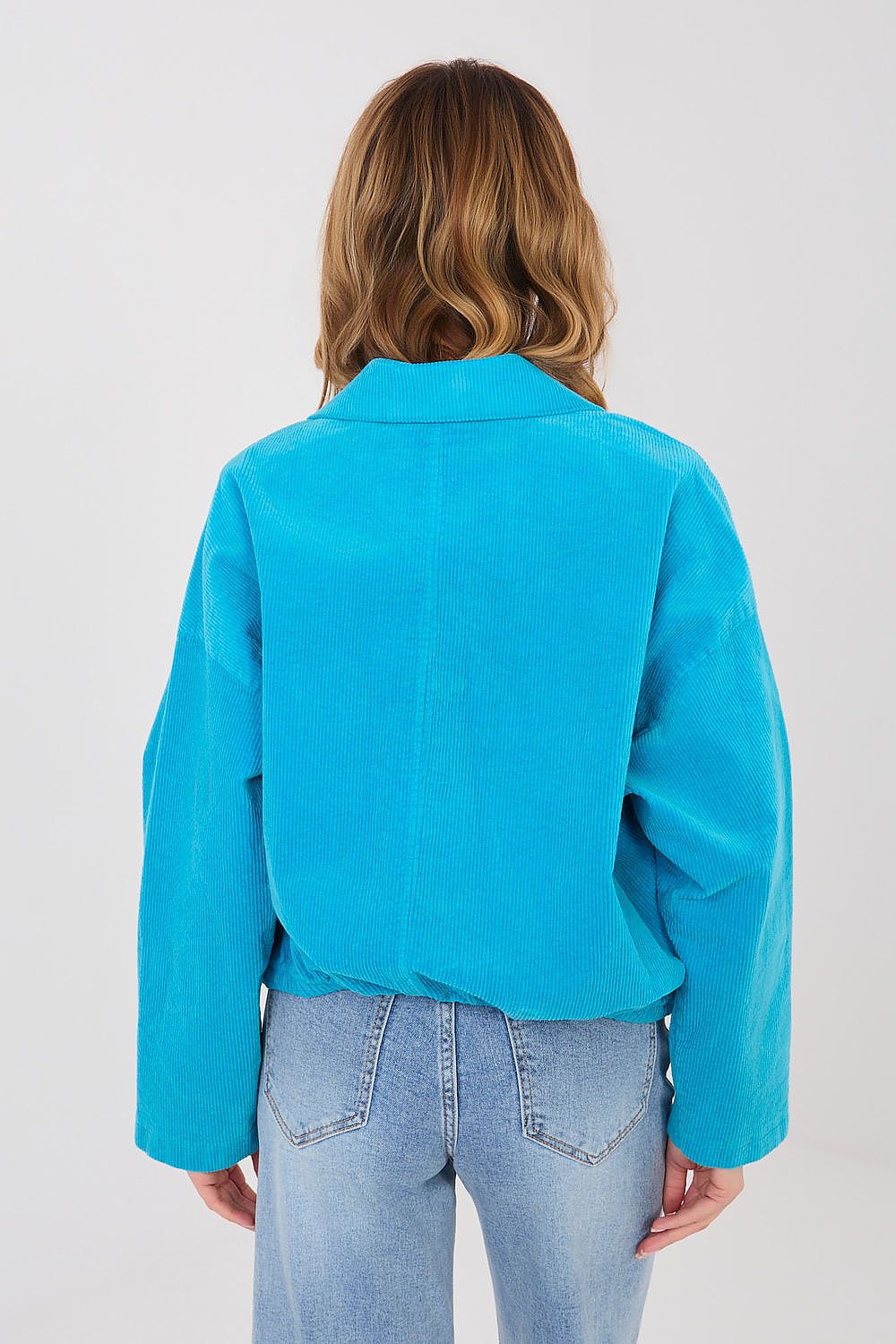 Cordjacke Damen Bomber Retro – 10 Farben Einheitsgröße