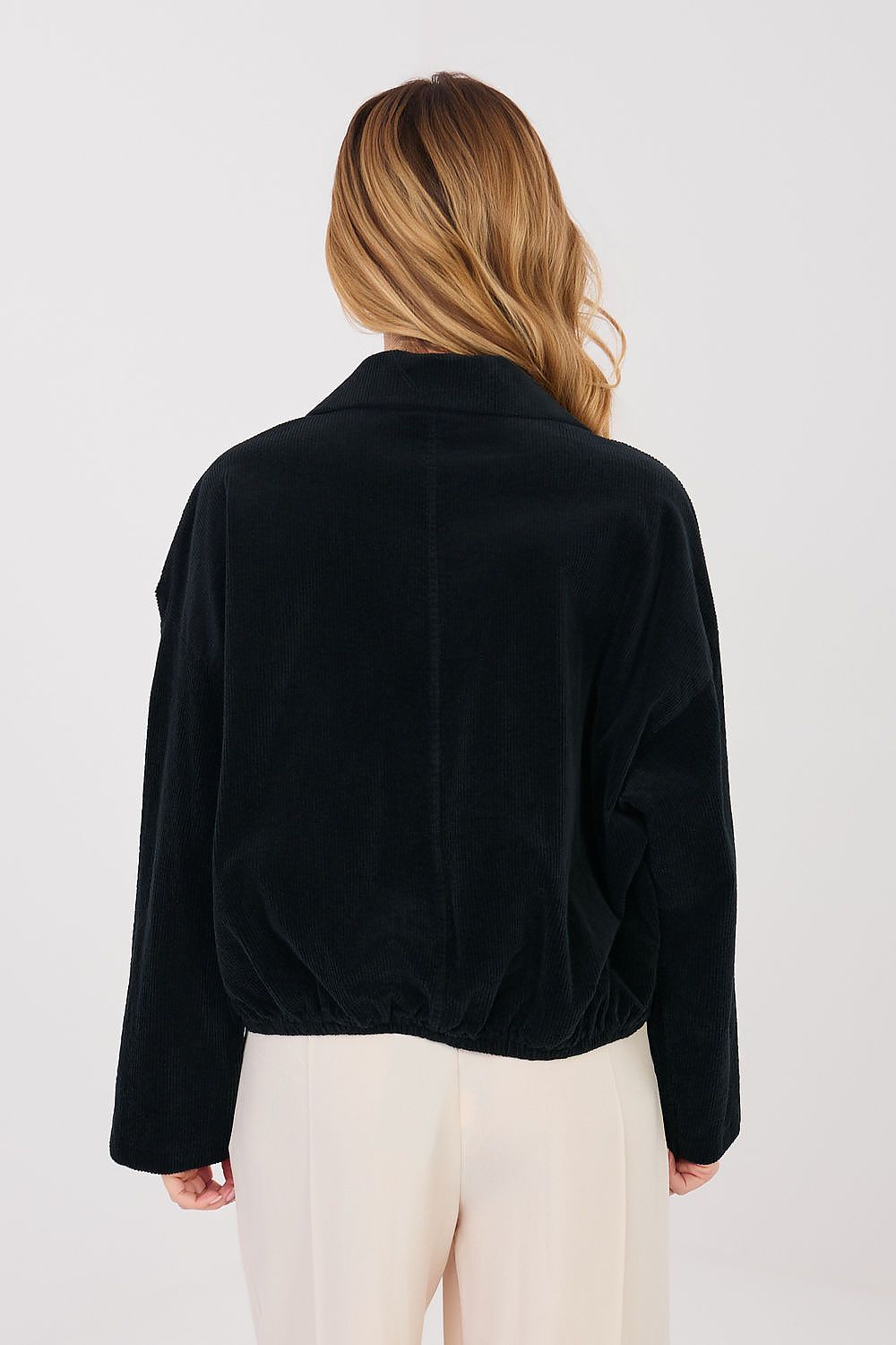 Cordjacke Damen Bomber Retro – 10 Farben Einheitsgröße