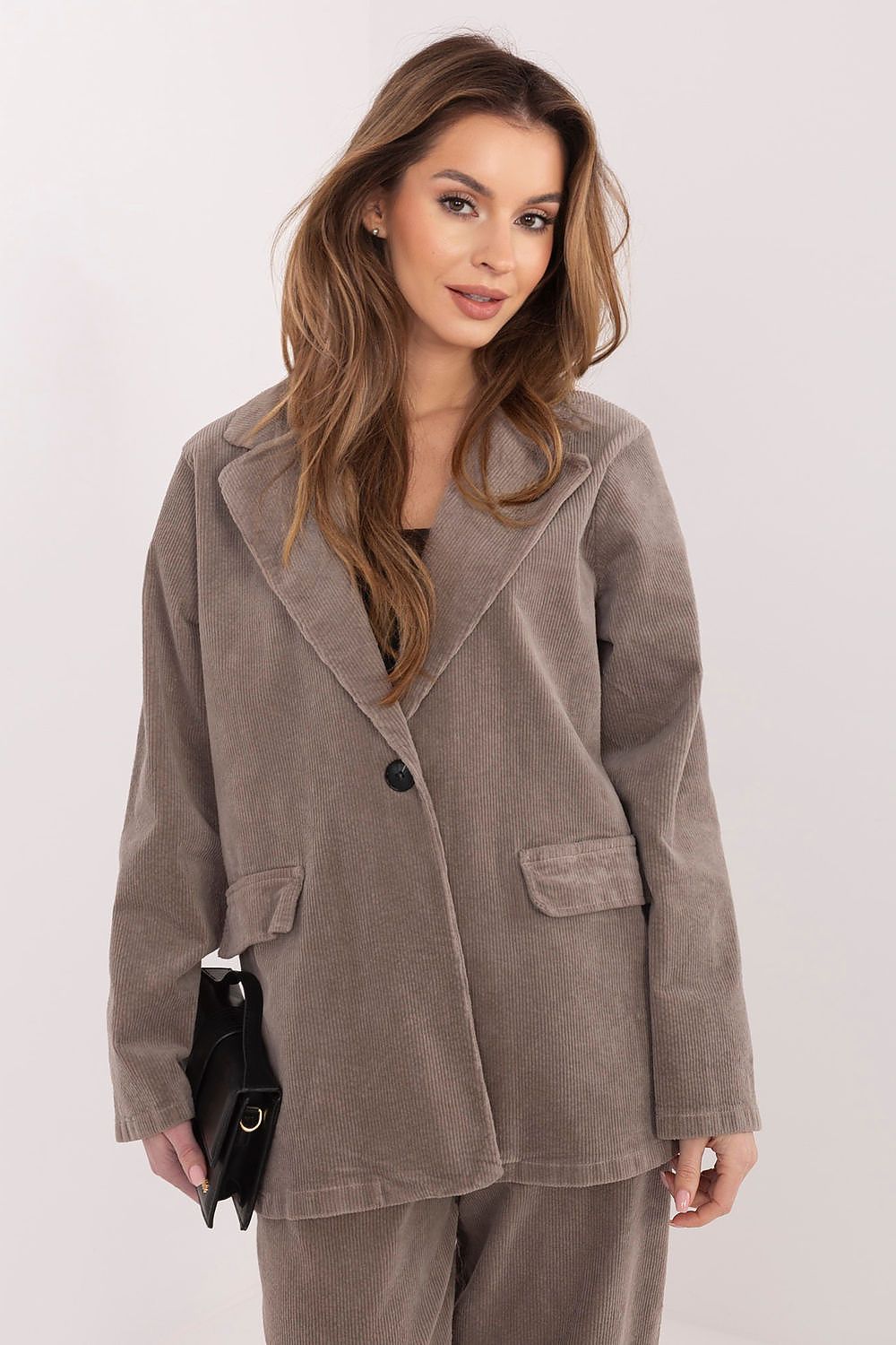 Cordblazer Damen Elegant - Lässiger Blazer Alltag & Büro