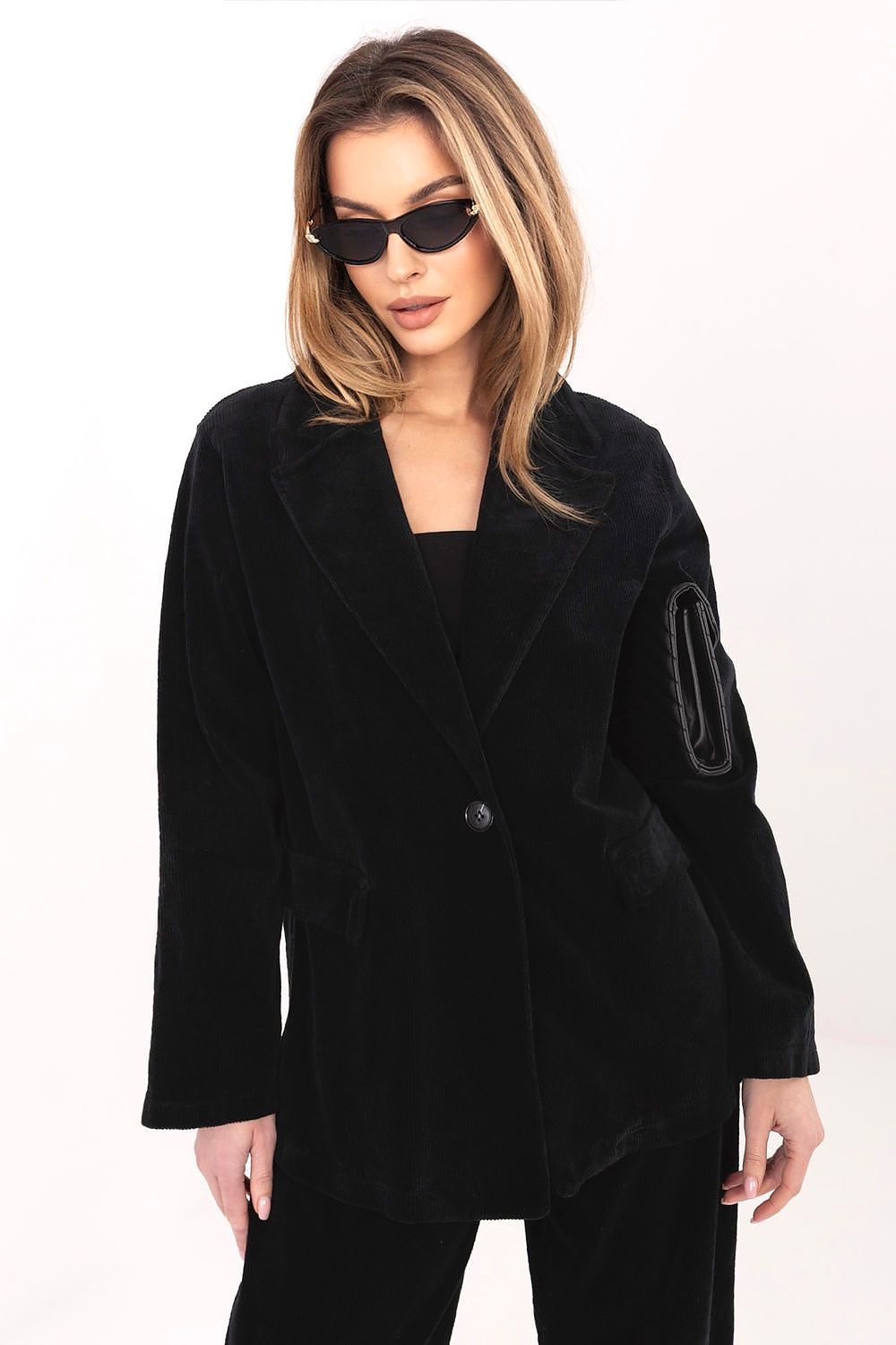 Cordblazer Damen Elegant - Lässiger Blazer Alltag & Büro