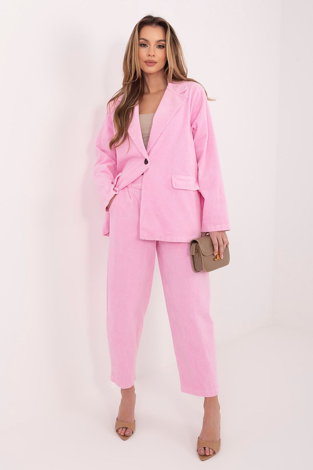 Cordblazer Damen Elegant - Lässiger Blazer Alltag & Büro