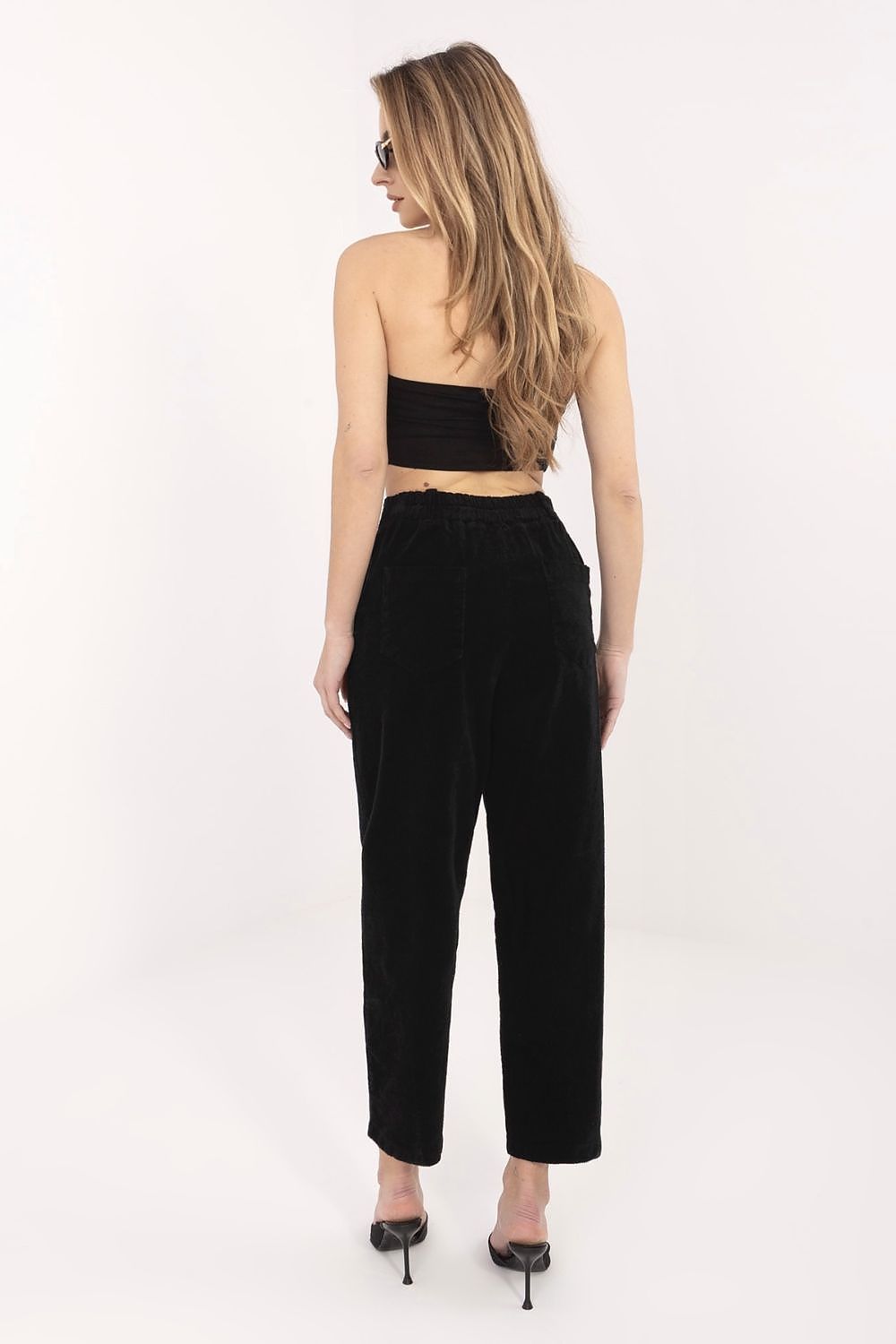 Cordhose Damen Karotte Hohe Taille - Moderne Cord Hose Alltag