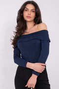 Damen Bluse mit Carmen-Ausschnitt aus Viskose – Feminin & Luftig