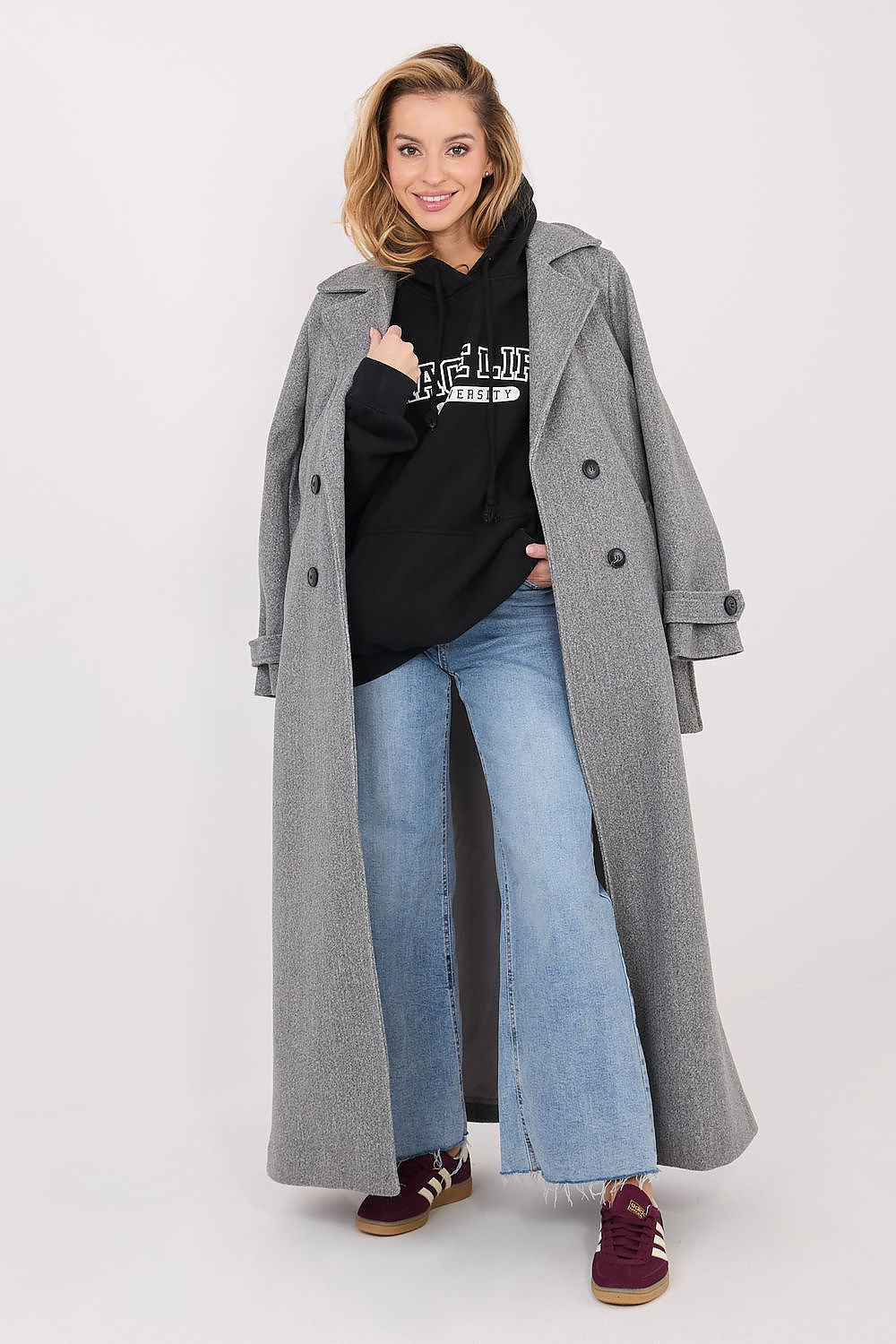 Hoodie Damen mit Kapuze & Kängurutasche aus Baumwolle – Warm & Bequem