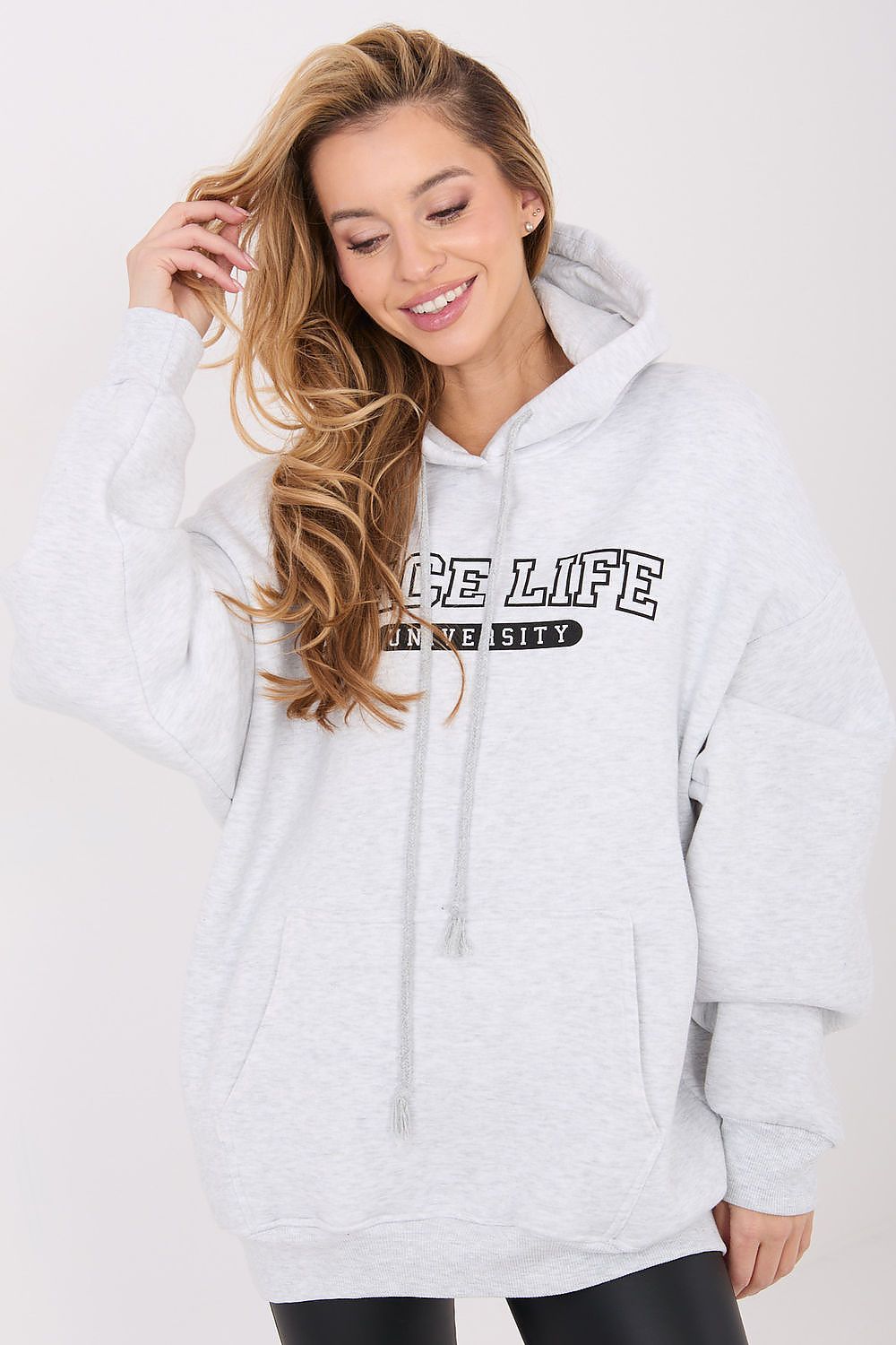 Hoodie Damen mit Kapuze & Kängurutasche aus Baumwolle – Warm & Bequem