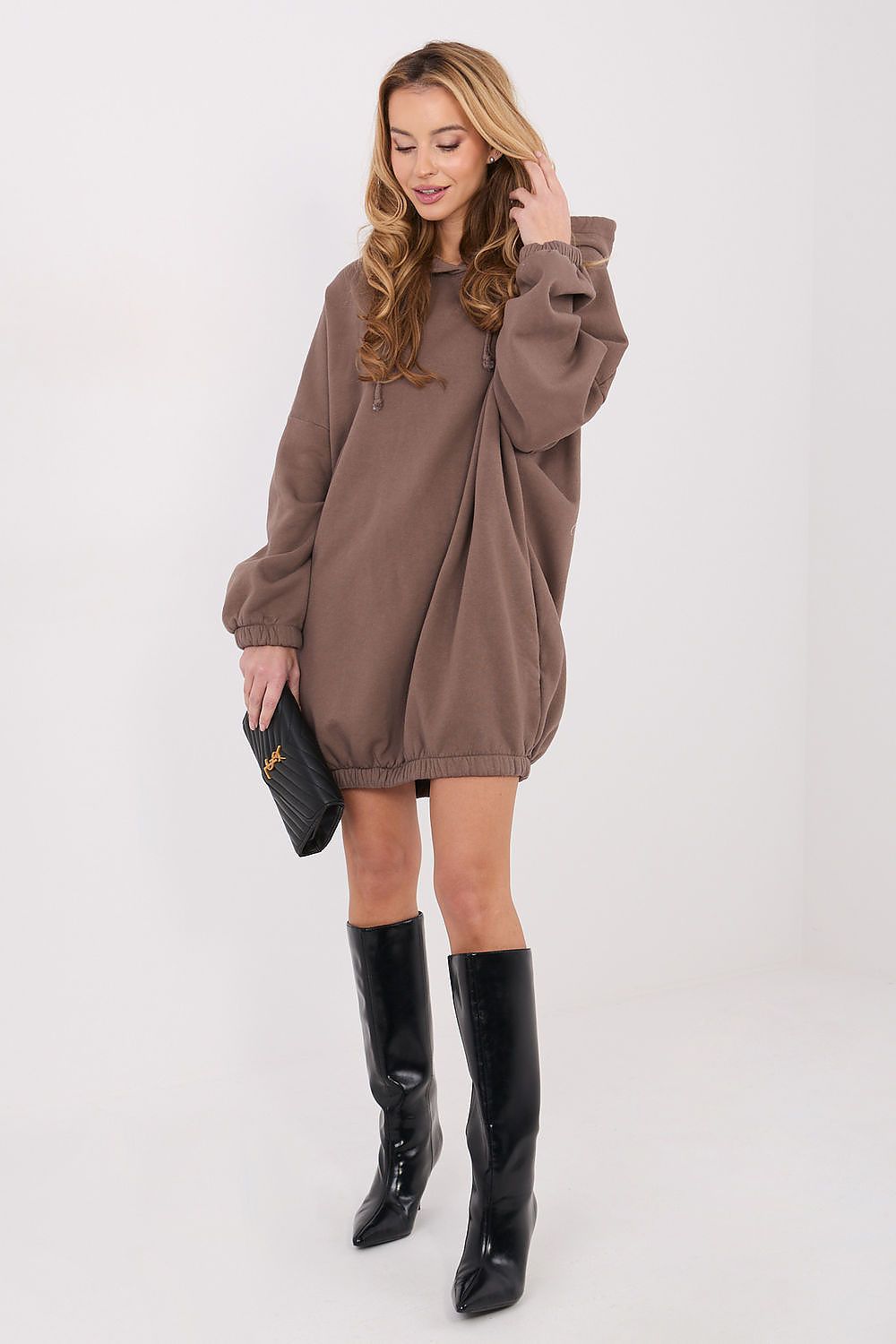 Sweatkleid Damen Oversize Kapuze – Bequem & Lässig