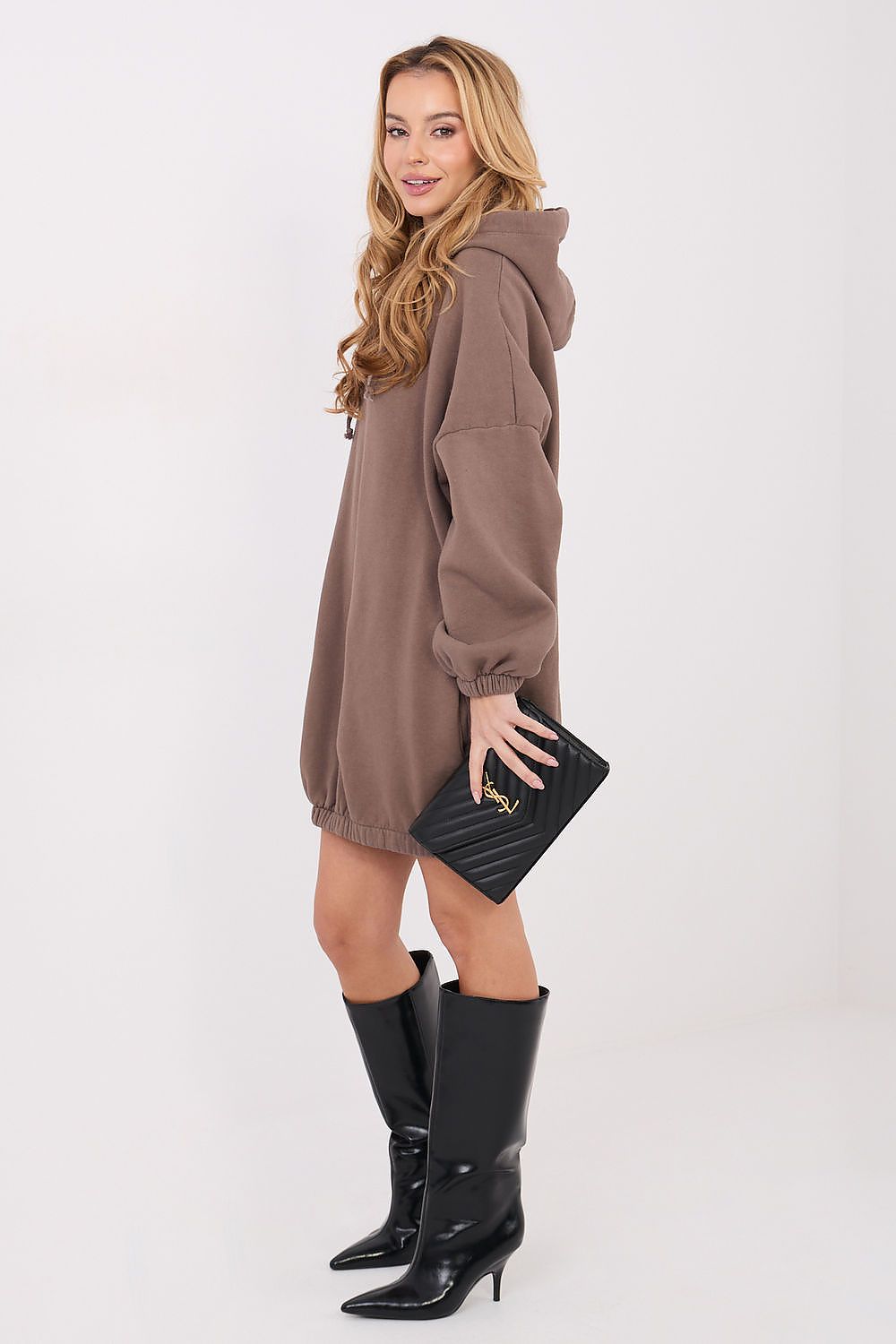 Sweatkleid Damen Oversize Kapuze – Bequem & Lässig