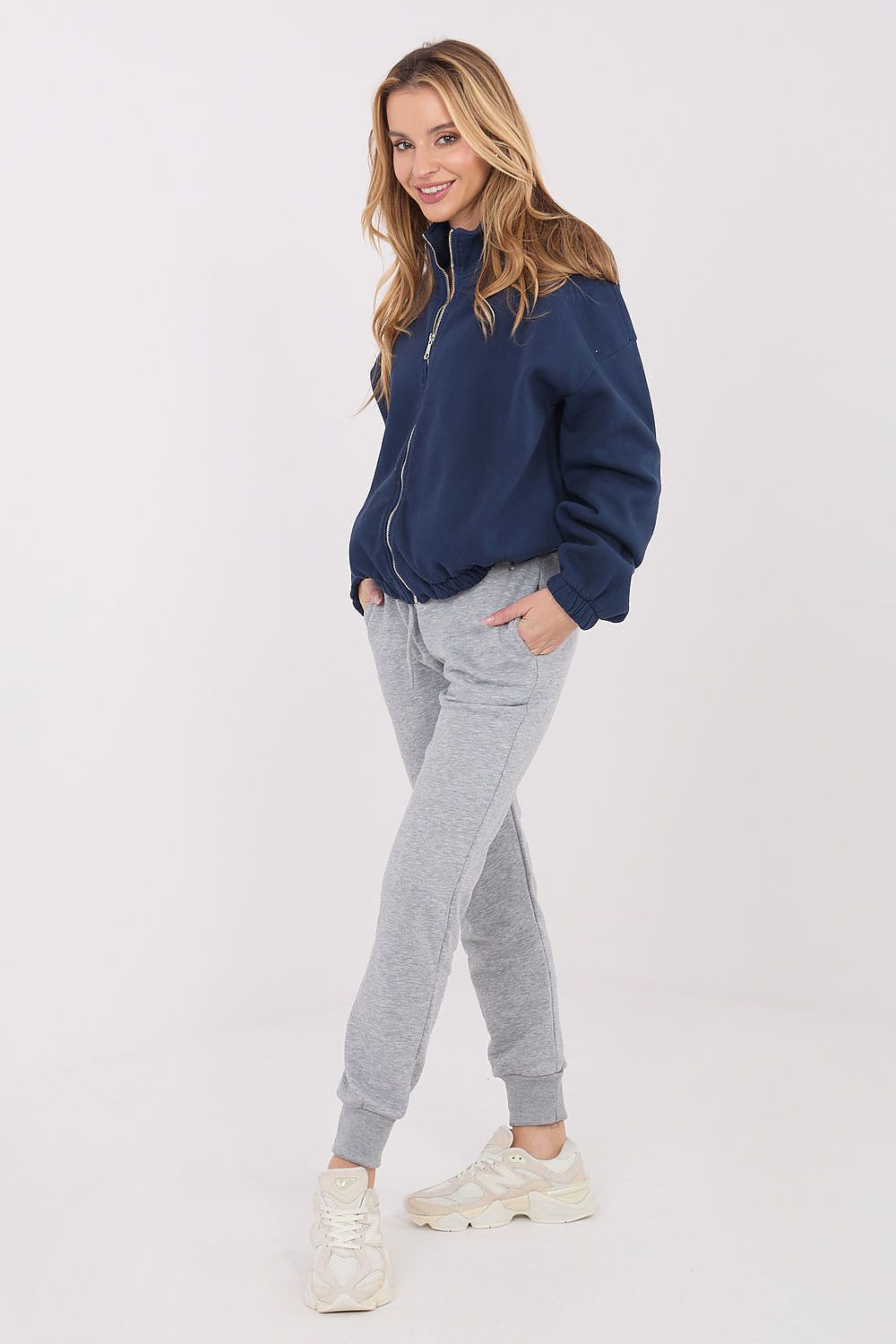 Pullover Damen Strick Rundhals Warm
