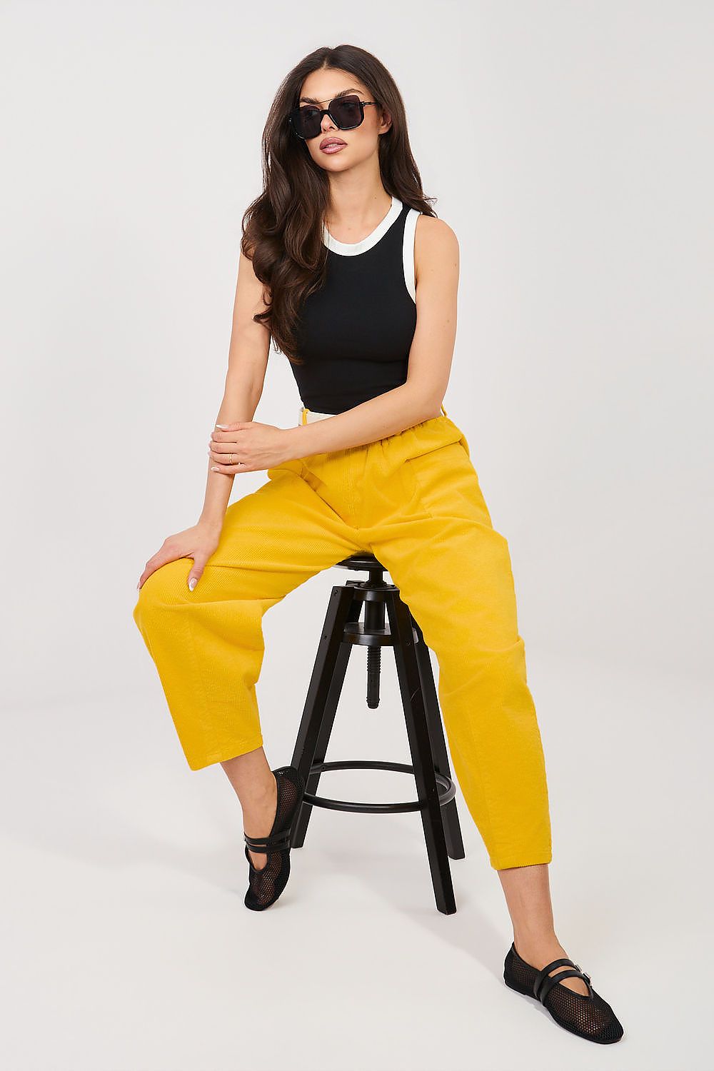 Tank Top Damen ärmellos mit Kontrastbesatz – Sportlich & Lässig