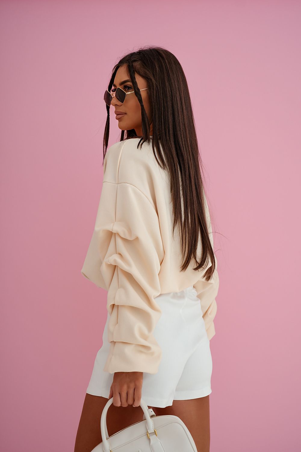 Sweater Damen Baumwolle Bunt Oversized Universalgröße